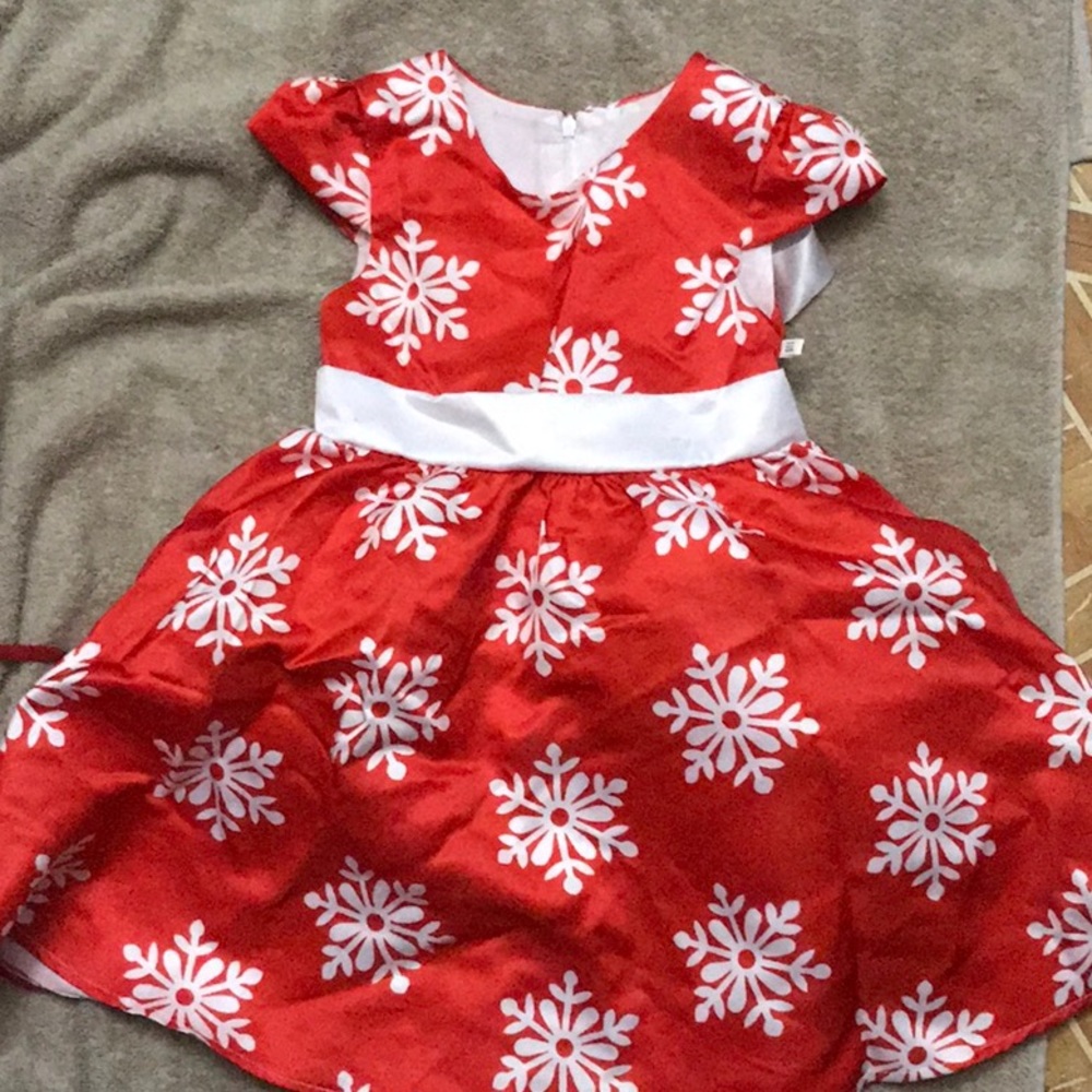 Girls red dress